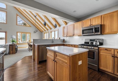 Fully stocked kitchen