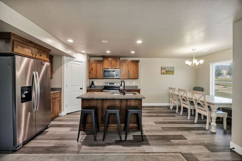 Complete with modern appliances, cookware, and dining essentials