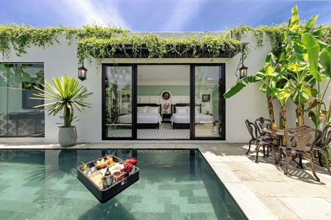 Luxury Quadruple Room, Private Pool | View from room