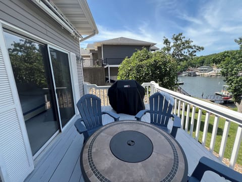 Propane grill and firepit table