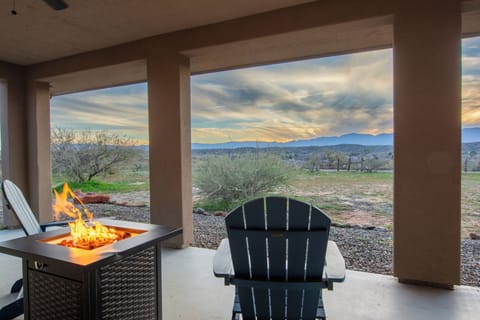 Sunset views from our porch