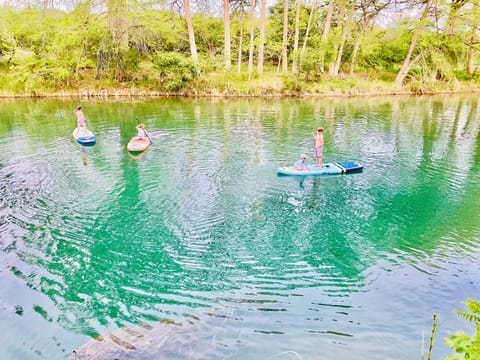 Deep swimming hole - lake area