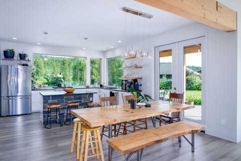 Local rough edge blue pine throughout