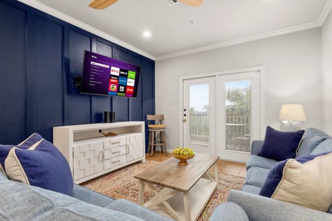 Enjoy the perfect place to rest and watch a movie.