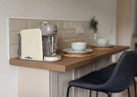 Coffee machine provided.