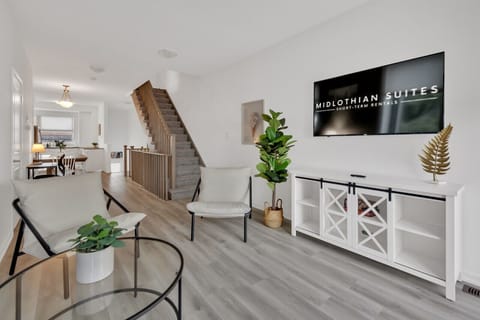 Living area with sleeper sofa