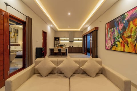 Villa, 1 Bedroom, Private Pool | Living area
