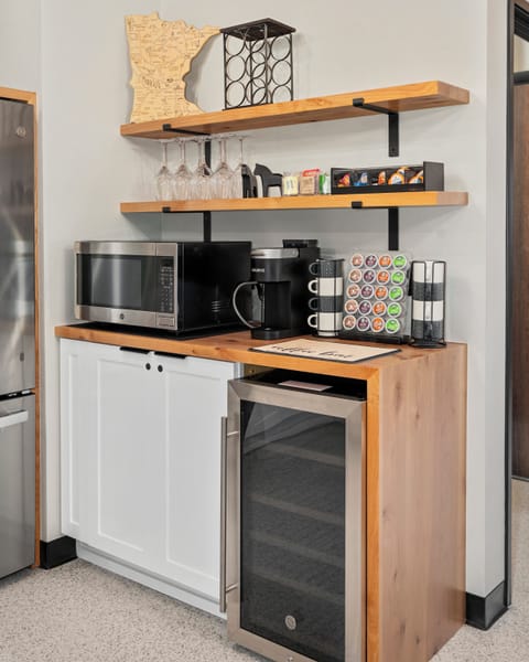 Coffee bar in unit 1304