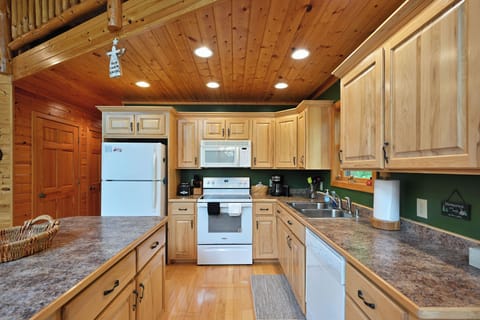 Plenty of room for meal prep and grocery storage