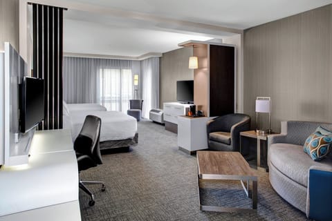Suite, Multiple Beds | Egyptian cotton sheets, premium bedding, in-room safe, desk