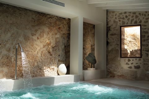 Outdoor treatment areas, facials, massages