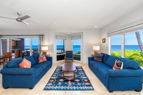 Living Room with Ocean Views and Comfortable Seating
