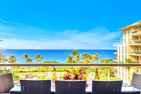 Ocean views and fresh island air make this balcony setup ideal for al fresco meals or a peaceful start to your day. HKH-529