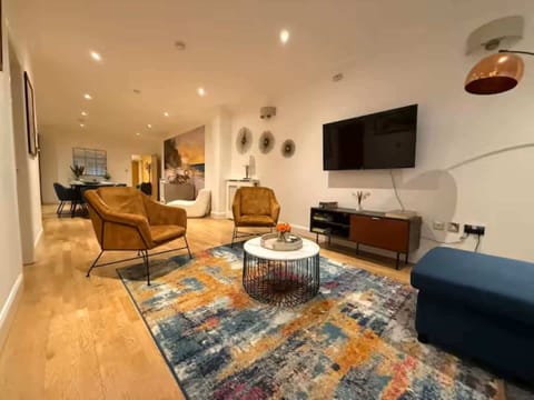 Spacious open-plan living area, thoughtfully designed for relaxing, entertaining and spending quality time together
