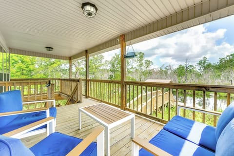 Bay St. Louis Vacation Rental | 3BR | 2BA | Stairs Required | 1,300 Sq Ft