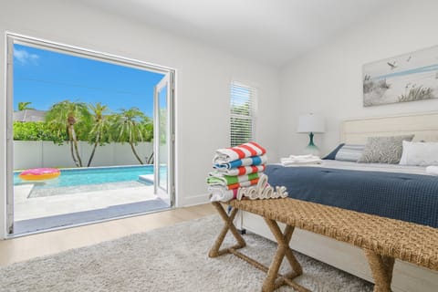 The view from the master bedroom