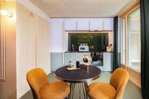 Modern Studio with Balcony | In-room dining