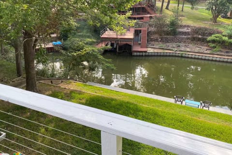 Canal View from Back Porch Sitting Area