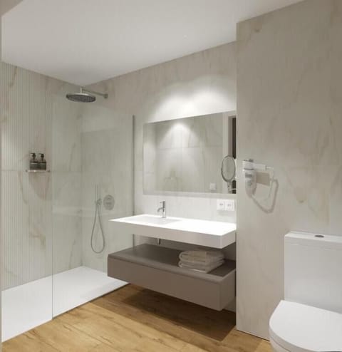 Free toiletries, hair dryer, slippers, towels