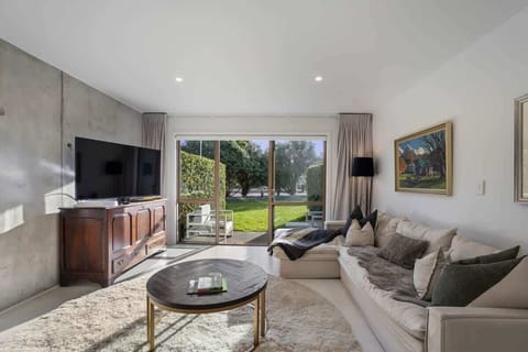 Sunny modern living room
