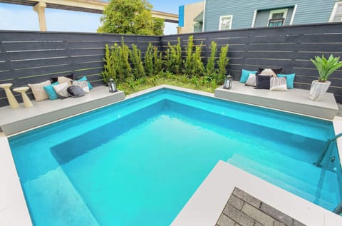 Private Outdoor Area with Porch | Seasonal Heated Pool | Grill | Outdoor Seating Area
