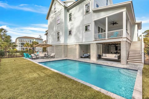 Soak up the sun or make a splash in the sparkling private pool