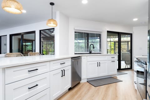 Plenty of counter space for cooking or hosting your large group.