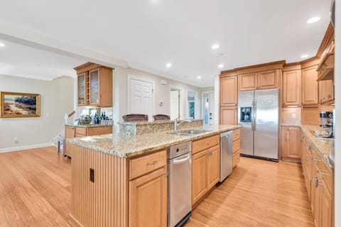 A gourmet kitchen designed for effortless entertaining