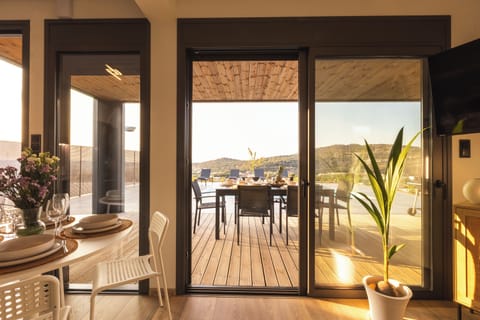 Villa with Private Pool | Living area | 43-inch Smart TV with digital channels