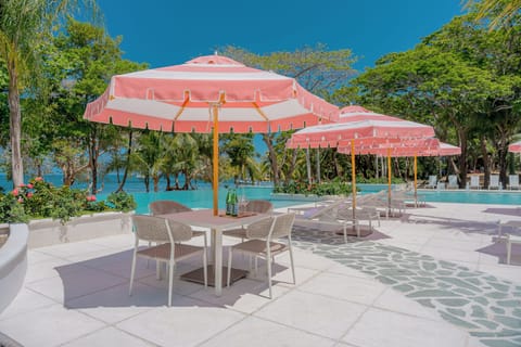 Enjoy lunch, dinner or cocktails poolside 