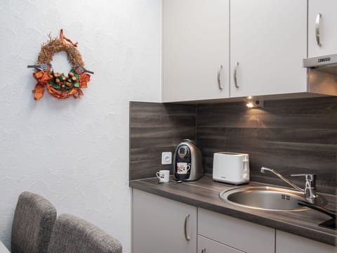 Interior Design, Furniture, Countertop, Flooring, Floor, Room, Kitchen, Sink, Cabinetry, Tap