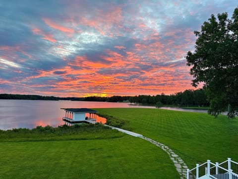 Sunrise from the back deck