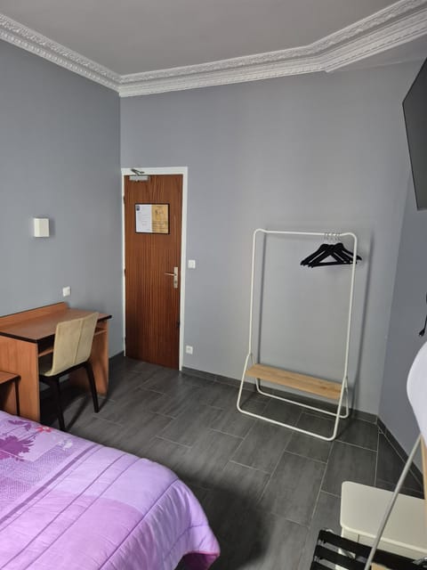 Hypo-allergenic bedding, desk, iron/ironing board