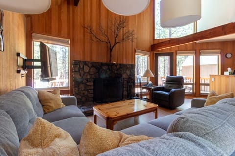 Living Room with Fireplace