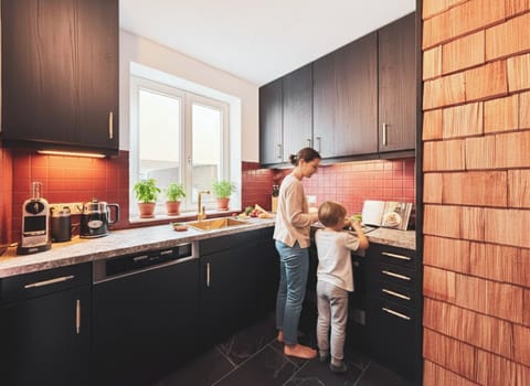 House, 3 Bedrooms, Mountain View, Garden Area | Private kitchen | Highchair