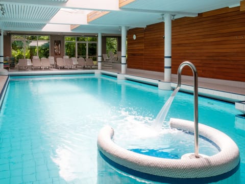 2 indoor pools, open 8:00 AM to 8:00 PM, sun loungers