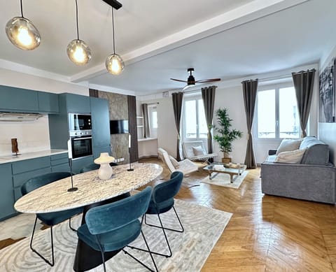 Deluxe Apartment, Courtyard View | Living area | 80-cm Smart TV with digital channels