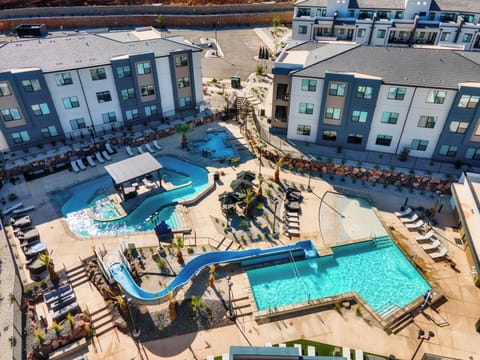 Ariel view of the resort 
