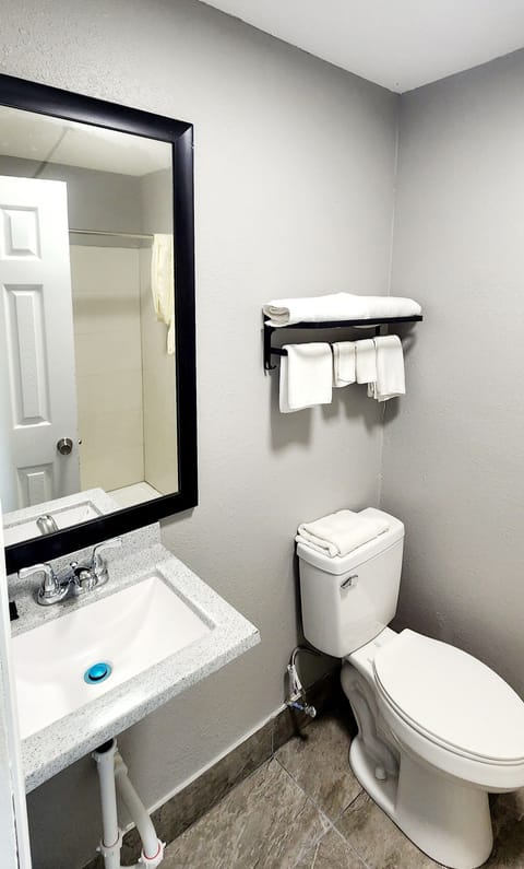 Single Room | Bathroom | Shower, hair dryer, towels, soap