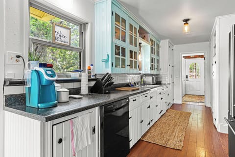 Enjoy a cup of coffee on the deck!