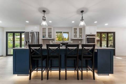 Open living and kitchen for great entertaining 
