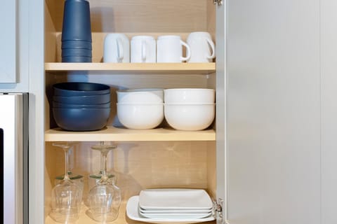 Fully stocked kitchen