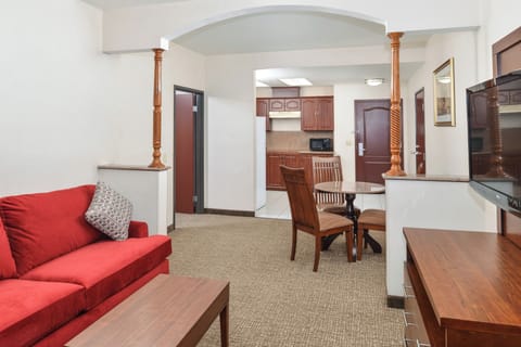 Suite, Spacious Separate Sleeping and Living Room, Non Smoking | Premium bedding, desk, laptop workspace, blackout drapes