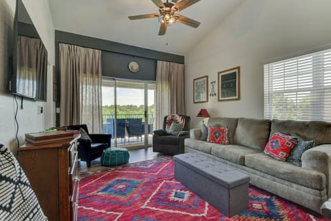 Living room with sleeper sofa and recliner
