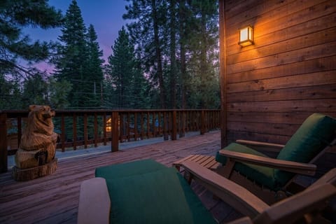 Twilight on the deck
