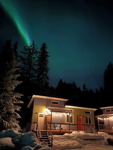 Northern lights do occur at times and the view is much better outside of town!