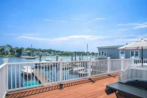Welcome to waterfront living with pristine cove views