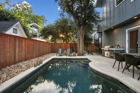 Private Outdoor Area | Pool | Sun Loungers | Outdoor Dining & Seating Area | Grill | First Floor