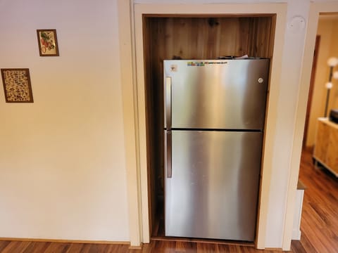 KITCHEN: The kitchen fridge