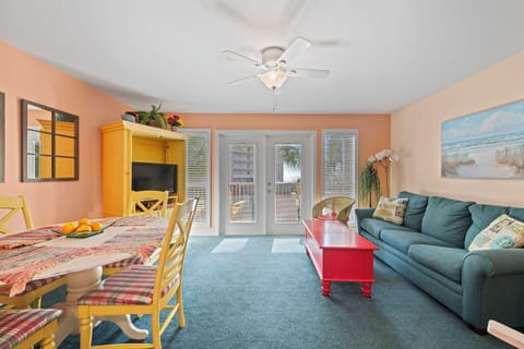 Grand Caribbean 302W Living Room and Balcony